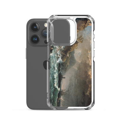Shipwreck in a Rocky Inlet - Carlo Bonavia 1575 - iPhone Case