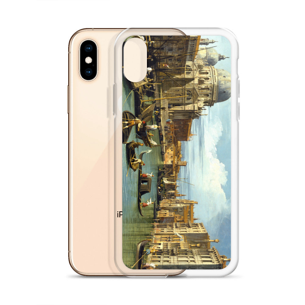The Entrance to the Grand Canal, Venice - Canaletto - C. 1730 - iPhone Case