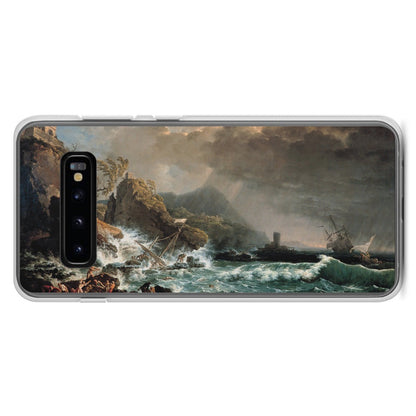 Shipwreck in a Rocky Inlet - Carlo Bonavia 1575 - Samsung Case