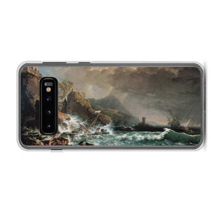 Shipwreck in a Rocky Inlet - Carlo Bonavia 1575 - Samsung Case