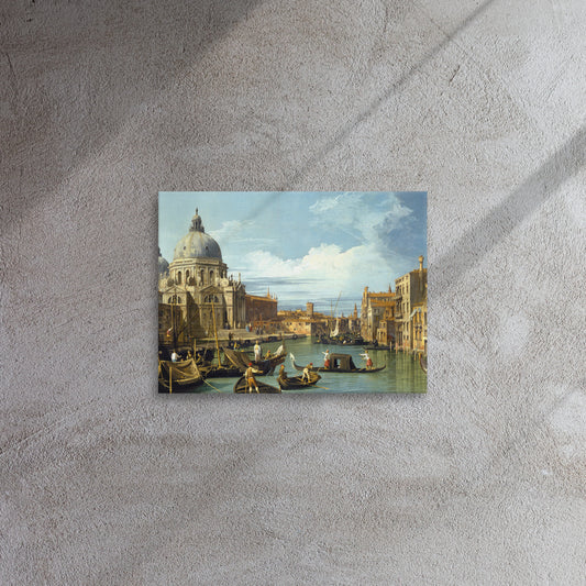 The Entrance to the Grand Canal, Venice - Canalettoc. 1730 - Canvas Print